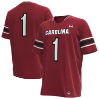 Garnet South Carolina Gamecocks Football Jersey, Football Sportswear Jersey Shirt, Lightweight Breathable Athletic Jersey, Casual Gift for Men