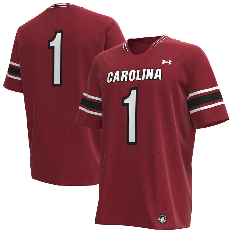 Garnet South Carolina Gamecocks Football Jersey, Football Sportswear Jersey Shirt, Lightweight Breathable Athletic Jersey, Casual Gift for Men