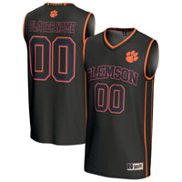 Clemson Tigers Basketball Jersey, Black Fashion Lightweight Sportswear Jersey Shirt, Sleeveless Athletic Tank Jersey, Casual Gift for Men