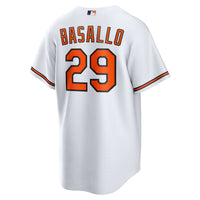 Samuel Basallo Baltimore Orioles Baseball Jersey, White Sportswear Jersey Shirt, Lightweight Breathable Athletic Jersey, Casual Gift for Men