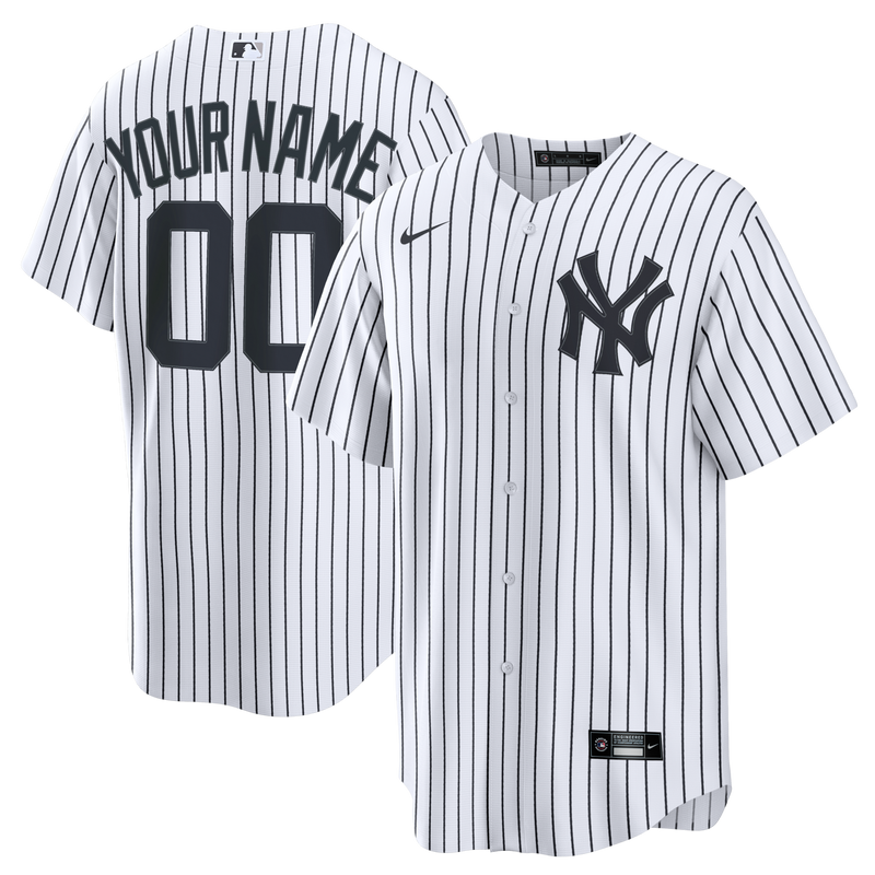 New York Yankees Baseball Jersey, White Home Sportswear Jersey Shirt, Lightweight Breathable Athletic Jersey, Casual Gift for Men