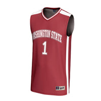 Washington State Cougars Basketball Jersey, Sportswear Jersey Shirt, Sleeveless Athletic Tank Jersey, Casual Gift for Men, Style 202219727