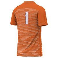 Clemson Tigers Soccer Jersey, Orange Sportswear Jersey Shirt, Lightweight Breathable Athletic Jersey, Casual Gift for Men, Style 200422986