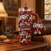 ALA Roll Tide Haunt The Night - Crimson Halloween Tumbler