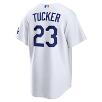 Kyle Tucker Los Angeles Dodgers Baseball Jersey, White Home Sportswear Jersey Shirt, Lightweight Breathable Athletic Jersey, Casual Gift for Men