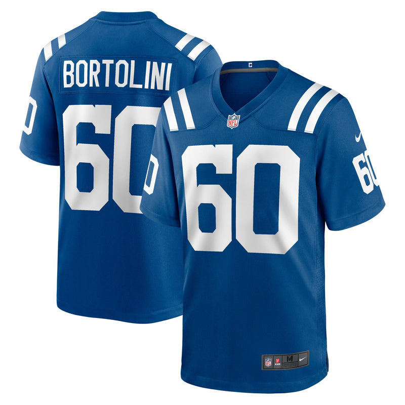 Tanor Bortolini Indianapolis Colts Football Jersey, Royal Sportswear Jersey Shirt, Lightweight Breathable Athletic Jersey, Casual Gift for Men