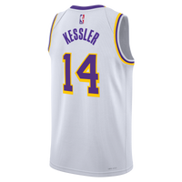 Walker Kessler Los Angeles Lakers Basketball Jersey, White Sportswear Jersey Shirt, Sleeveless Athletic Tank Jersey, Casual Gift for Men