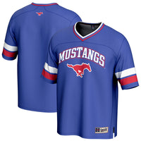 SMU Mustangs Football Jersey, Royal Sportswear Jersey Shirt, Lightweight Breathable Athletic Jersey, Casual Gift for Men