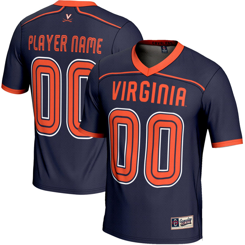 Virginia Cavaliers Lacrosse Jersey, Navy Sportswear Jersey Shirt, Lightweight Breathable Athletic Jersey, Casual Gift for Men, Style 201242335