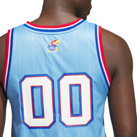 Kansas Jayhawks Basketball Jersey, Light Blue Replica Swingman Sportswear Jersey Shirt, Sleeveless Athletic Tank Jersey, Casual Gift for Men