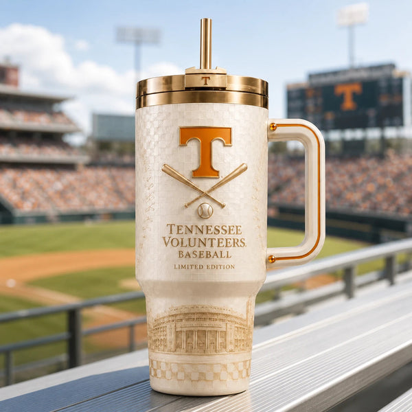 TENN Checkerboard - Ivory Ballpark Heritage Tumbler - main