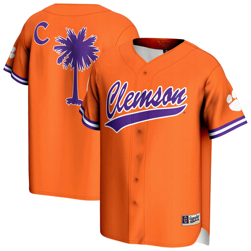 Clemson Tigers Lightweight Baseball Jersey, Sportswear Jersey Shirt, Lightweight Athletic Jersey, Casual Gift for Men, Style 202918011