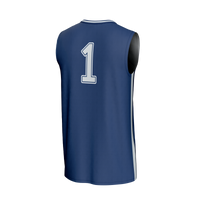 Emory Eagles Basketball Jersey, Blue Fashion Lightweight Sportswear Jersey Shirt, Sleeveless Athletic Tank Jersey, Casual Gift for Men