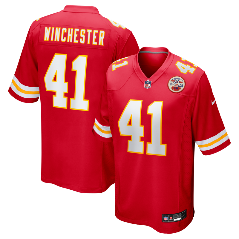 James Winchester Kansas City Chiefs Football Jersey, Red Sportswear Jersey Shirt, Lightweight Breathable Athletic Jersey, Casual Gift for Men