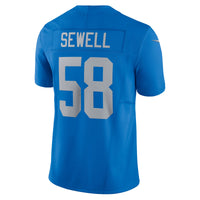 Penei Sewell Detroit Lions Football Jersey, Blue Limited Sportswear Jersey Shirt, Lightweight Breathable Athletic Jersey, Casual Gift for Men