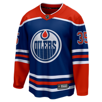 Tristan Jarry Edmonton Oilers Hockey Jersey, Royal Breakaway Sportswear Jersey Shirt, Long Sleeve Hockey Sweater Jersey, Casual Gift for Men