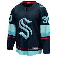Matt Murray Seattle Kraken Hockey Jersey, Blue Breakaway Home Sportswear Jersey Shirt, Long Sleeve Hockey Sweater Jersey, Casual Gift for Men