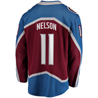 Brock Nelson Colorado Avalanche Hockey Jersey, Burgundy Sportswear Jersey Shirt, Long Sleeve Hockey Sweater Jersey, Casual Gift for Men