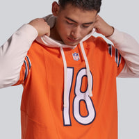 Caleb Williams Chicago Bears Football Jersey, Orange Elite Sportswear Jersey Shirt, Lightweight Breathable Athletic Jersey, Casual Gift for Men
