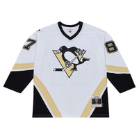 Sidney Crosby Pittsburgh Penguins Hockey Jersey, White Sportswear Jersey Shirt, Long Sleeve Hockey Sweater Jersey, Casual Gift for Men