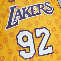 x Ozuna Los Angeles Lakers Basketball Jersey, Swingman Sportswear Jersey Shirt, Sleeveless Athletic Tank Jersey, Casual Gift for Men