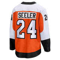 Nick Seeler Philadelphia Flyers Hockey Jersey, Orange Breakaway Sportswear Jersey Shirt, Long Sleeve Hockey Sweater Jersey, Casual Gift for Men