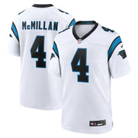 Tetairoa McMillan Carolina Panthers Football Jersey, White Sportswear Jersey Shirt, Lightweight Breathable Athletic Jersey, Casual Gift for Men