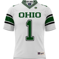 Ohio Bobcats Football Jersey, White Sportswear Jersey Shirt, Lightweight Breathable Athletic Jersey, Casual Gift for Men