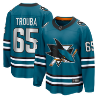 Jacob Trouba San Jose Sharks Hockey Jersey, Teal Breakaway Home Sportswear Jersey Shirt, Long Sleeve Hockey Sweater Jersey, Casual Gift for Men