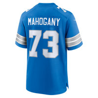 Christian Mahogany Detroit Lions Football Jersey, Blue Game Sportswear Jersey Shirt, Lightweight Breathable Athletic Jersey, Casual Gift for Men