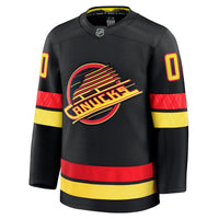 Vancouver Canucks Hockey Jersey, Black Premium Sportswear Jersey Shirt, Long Sleeve Hockey Sweater Jersey, Casual Gift for Men, Style 202055734