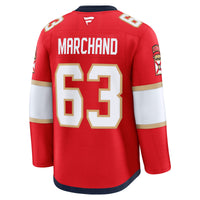 Brad Marchand Florida Panthers Hockey Jersey, Red Premium Home Sportswear Jersey Shirt, Long Sleeve Hockey Sweater Jersey, Casual Gift for Men