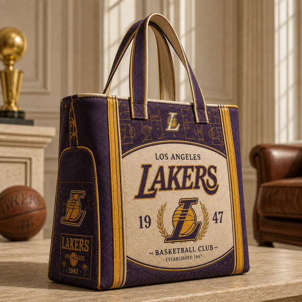 LAL Heritage Crest - Purple and Gold Emblem Tote - main