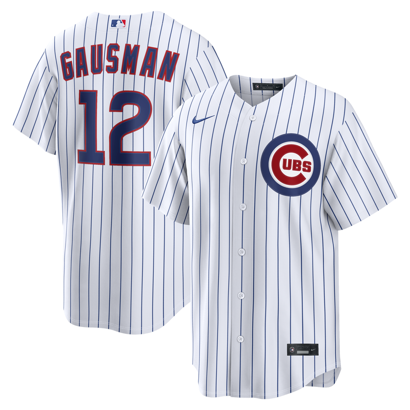 Kevin Gausman Chicago Cubs Baseball Jersey, White Replica Sportswear Jersey Shirt, Lightweight Breathable Athletic Jersey, Casual Gift for Men
