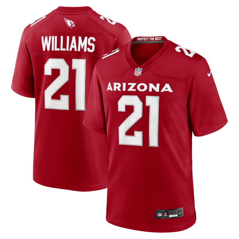 Garrett Williams Arizona Cardinals Football Jersey, Sportswear Jersey Shirt, Lightweight Breathable Athletic Jersey, Casual Gift for Men