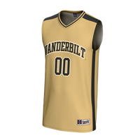 Vanderbilt Commodores Basketball Jersey, Gold Sportswear Jersey Shirt, Sleeveless Athletic Tank Jersey, Casual Gift for Men, Style 202287983