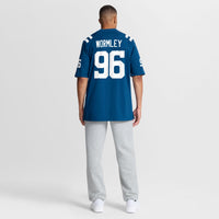 Chris Wormley Indianapolis Colts Football Jersey, Royal Sportswear Jersey Shirt, Lightweight Breathable Athletic Jersey, Casual Gift for Men