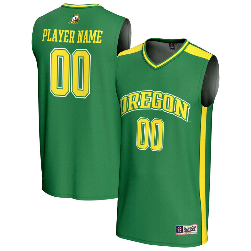 Oregon Ducks Basketball Jersey, Green Fashion Lightweight Sportswear Jersey Shirt, Sleeveless Athletic Tank Jersey, Casual Gift for Men