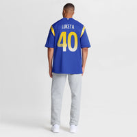 Jesse Luketa Los Angeles Rams Football Jersey, Royal Game Sportswear Jersey Shirt, Lightweight Breathable Athletic Jersey, Casual Gift for Men