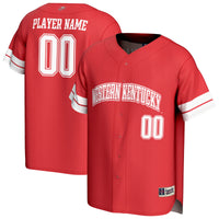Western Kentucky Hilltoppers Baseball Jersey, Sportswear Jersey Shirt, Lightweight Athletic Jersey, Casual Gift for Men, Style 202461698