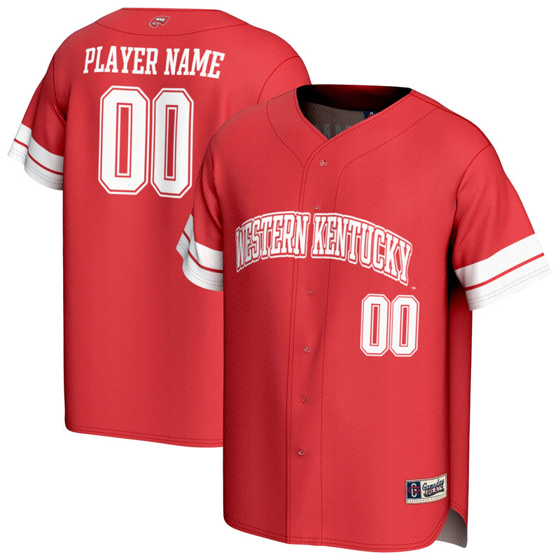 Western Kentucky Hilltoppers Baseball Jersey, Sportswear Jersey Shirt, Lightweight Athletic Jersey, Casual Gift for Men, Style 202461698