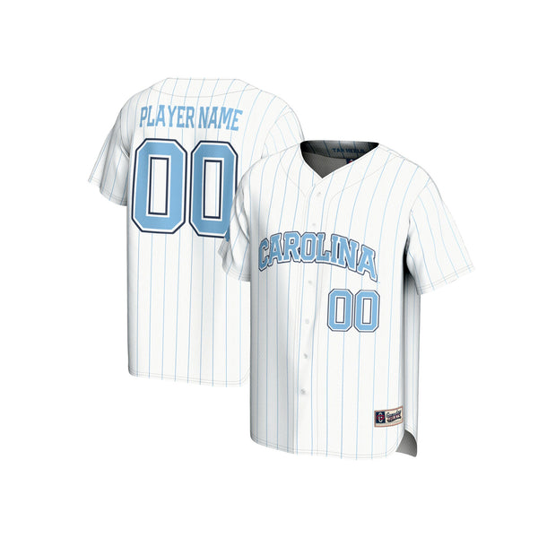 North Carolina Tar Heels NIL Pick-A-Player Lightweight Baseball Jersey - White