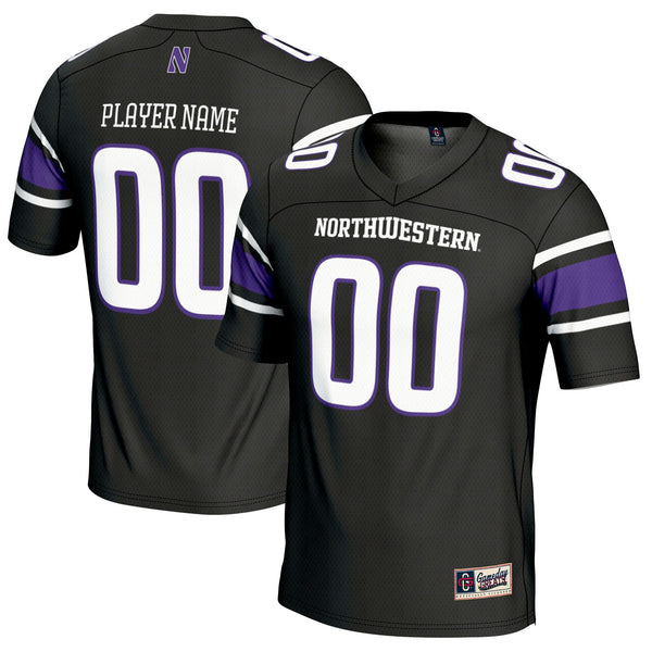 Northwestern Wildcats NIL Pick-A-Player Football Jersey - Black