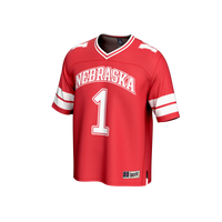 Nebraska Huskers Lightweight Collegiate Football Jersey, Sportswear Jersey Shirt, Lightweight Breathable Athletic Jersey, Casual Gift for Men