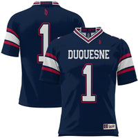 Duquesne Dukes Football Jersey, Blue Sportswear Jersey Shirt, Lightweight Breathable Athletic Jersey, Casual Gift for Men