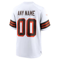 Cleveland Browns Football Jersey, White Alternate Sportswear Jersey Shirt, Lightweight Breathable Athletic Jersey, Casual Gift for Men