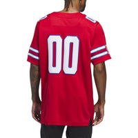 Kansas Jayhawks Football Jersey, Red Alternate Sportswear Jersey Shirt, Lightweight Breathable Athletic Jersey, Casual Gift for Men
