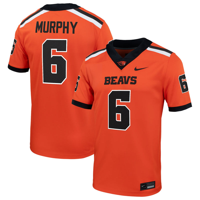 Oregon State Beavers Football Jersey, Orange Game Home Sportswear Jersey Shirt, Lightweight Breathable Athletic Jersey, Casual Gift for Men