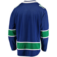 Vancouver Canucks Hockey Jersey, Blue Breakaway Sportswear Jersey Shirt, Long Sleeve Hockey Sweater Jersey, Casual Gift for Men, Style 3710400