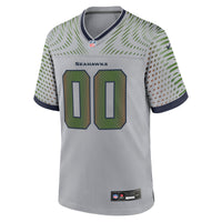 Seattle Seahawks Football Jersey, Gray Game Sportswear Jersey Shirt, Lightweight Breathable Athletic Jersey, Casual Gift for Men